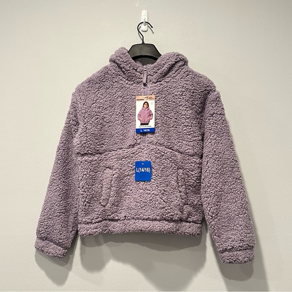 Mondetta Youth 1/2 Zip Pullover Top, Size L 14/16 - Picture 4 of 6